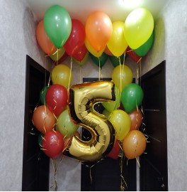 Набор шаров на 5 лет